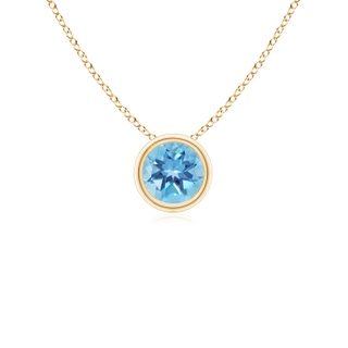 Round A Swiss Blue Topaz