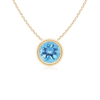 Round A Swiss Blue Topaz