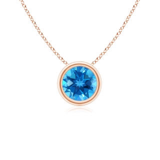 Round AAAA Swiss Blue Topaz