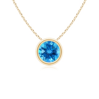 Round AAAA Swiss Blue Topaz