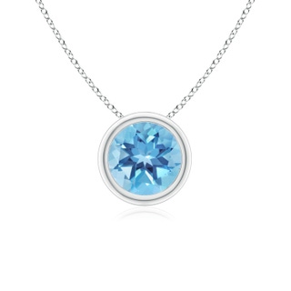 Round A Swiss Blue Topaz