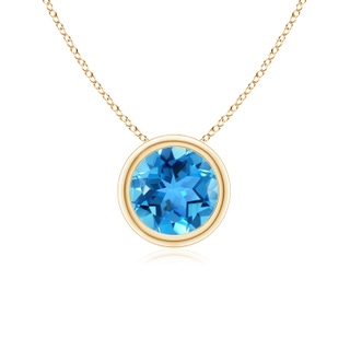 Round AAA Swiss Blue Topaz