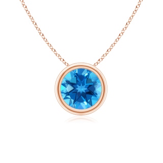 Round AAAA Swiss Blue Topaz