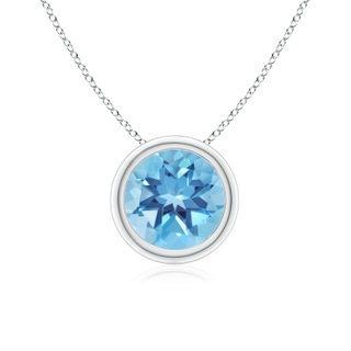 Round A Swiss Blue Topaz