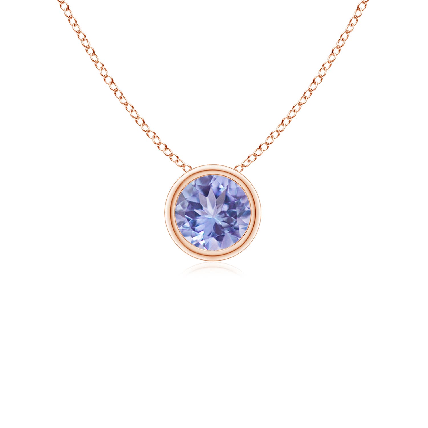 AA - Tanzanite / 0.25 CT / 14 KT Rose Gold