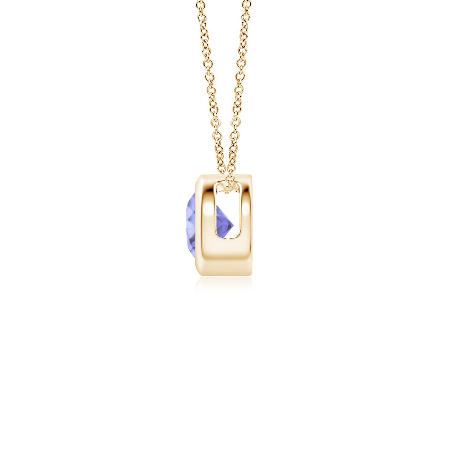 AA - Tanzanite / 0.25 CT / 14 KT Yellow Gold