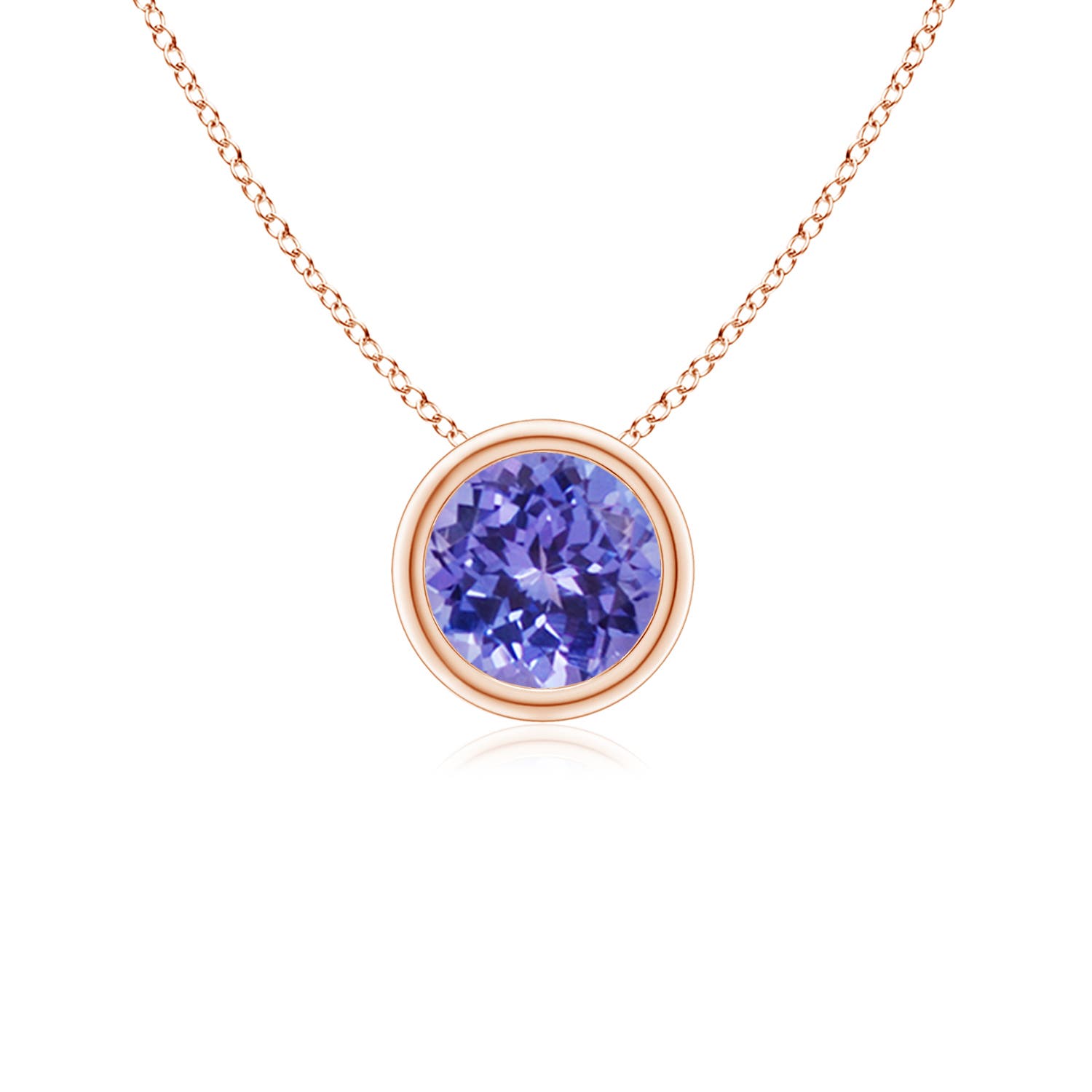 AAA - Tanzanite / 0.5 CT / 14 KT Rose Gold