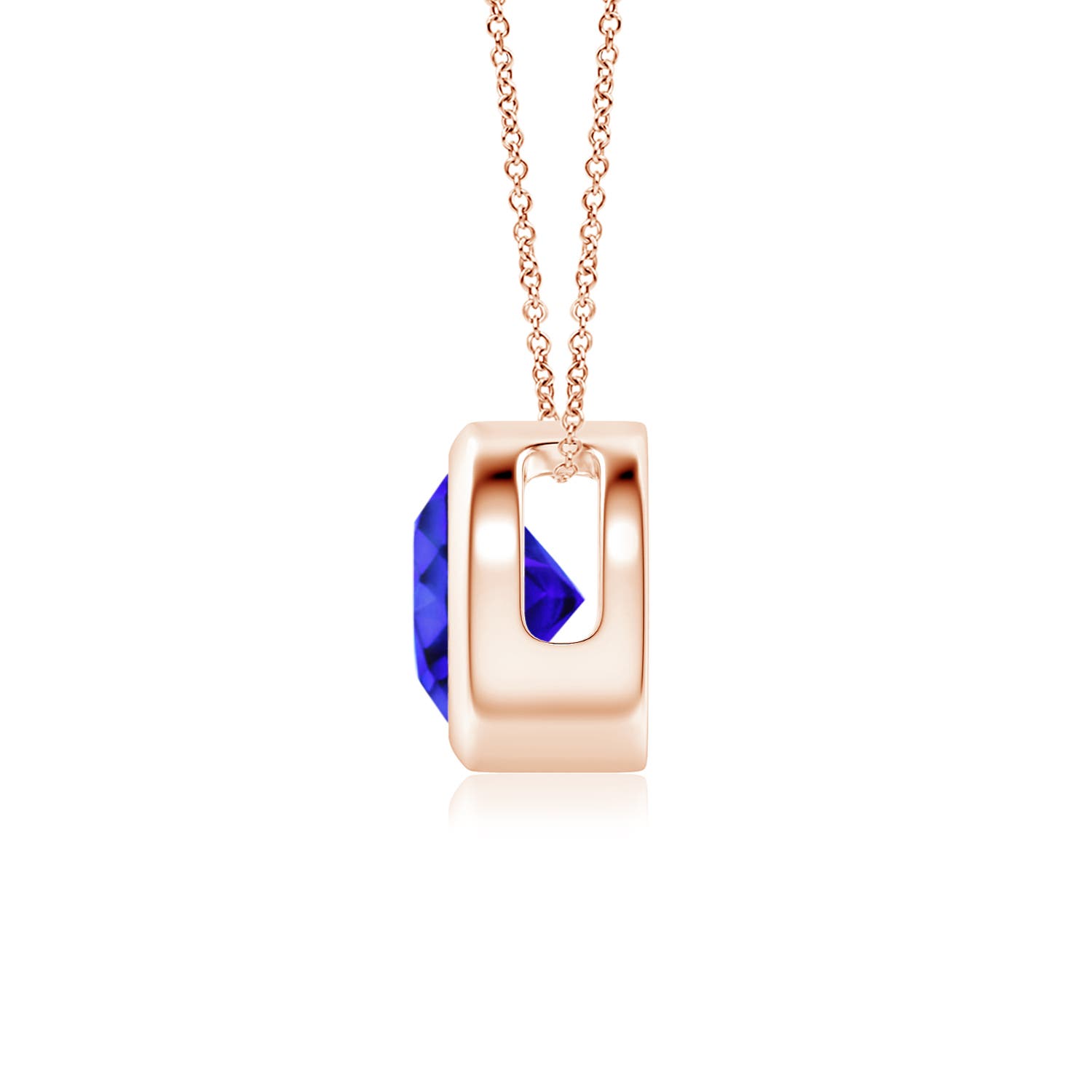 AAA - Tanzanite / 0.9 CT / 14 KT Rose Gold