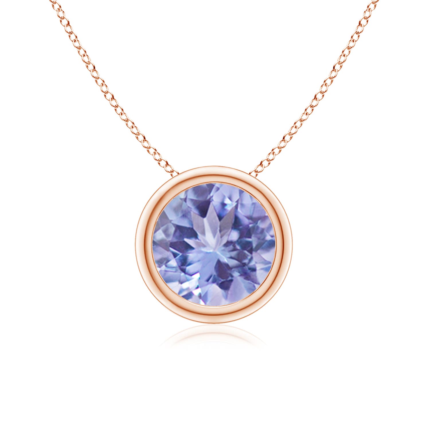 A - Tanzanite / 1.45 CT / 14 KT Rose Gold