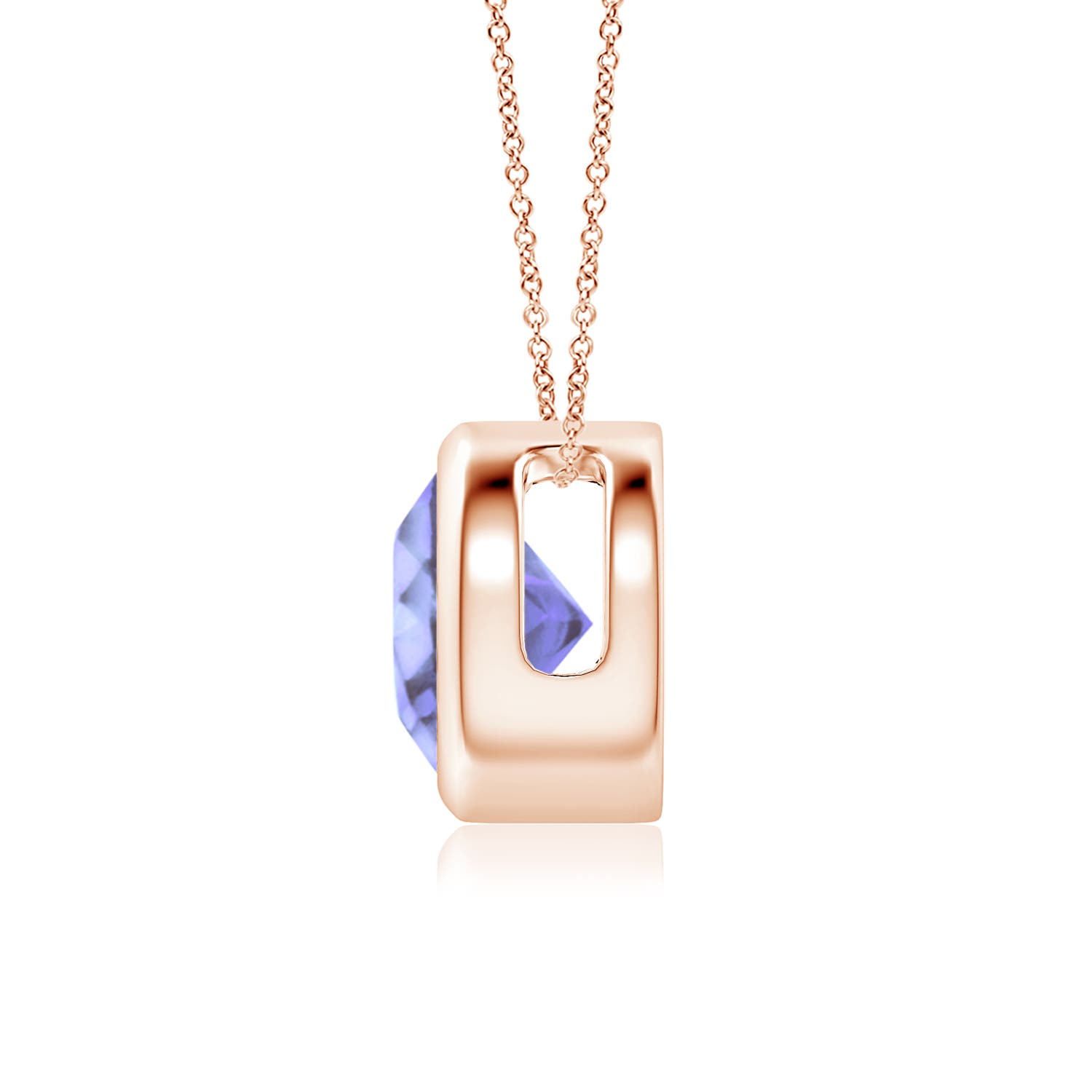 A - Tanzanite / 1.45 CT / 14 KT Rose Gold