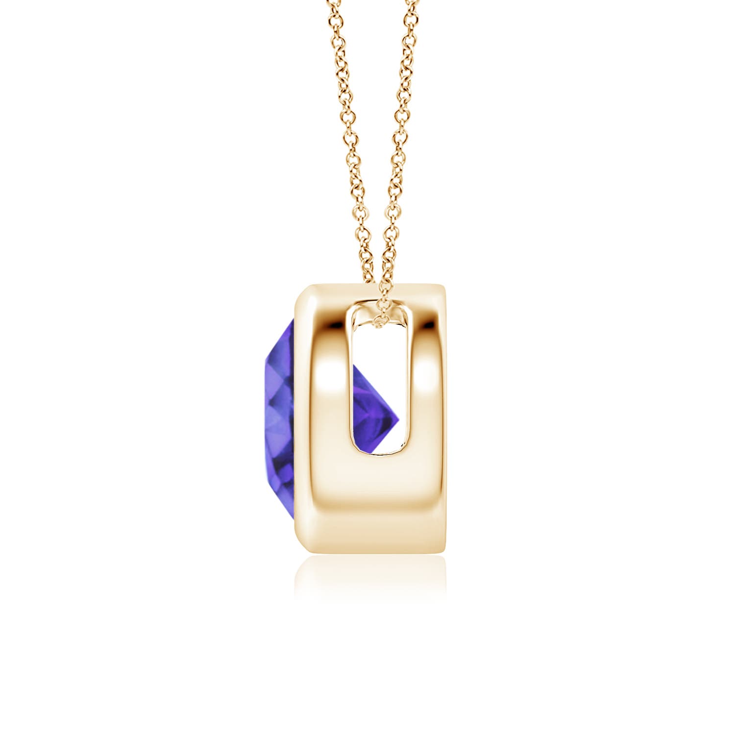 AA - Tanzanite / 1.45 CT / 14 KT Yellow Gold