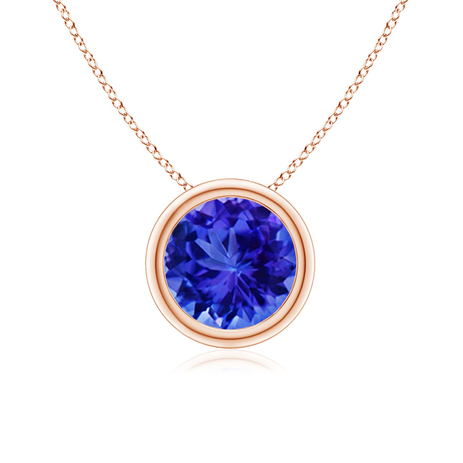 AAA - Tanzanite / 1.45 CT / 14 KT Rose Gold