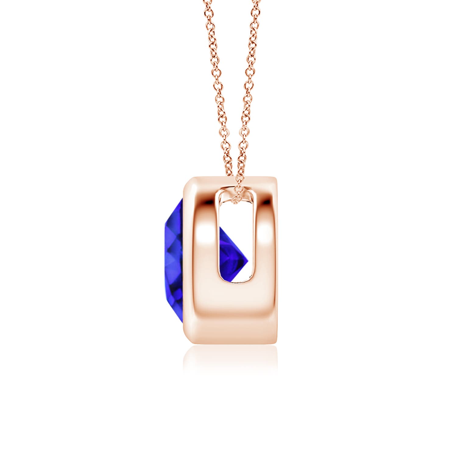 AAA - Tanzanite / 1.45 CT / 14 KT Rose Gold