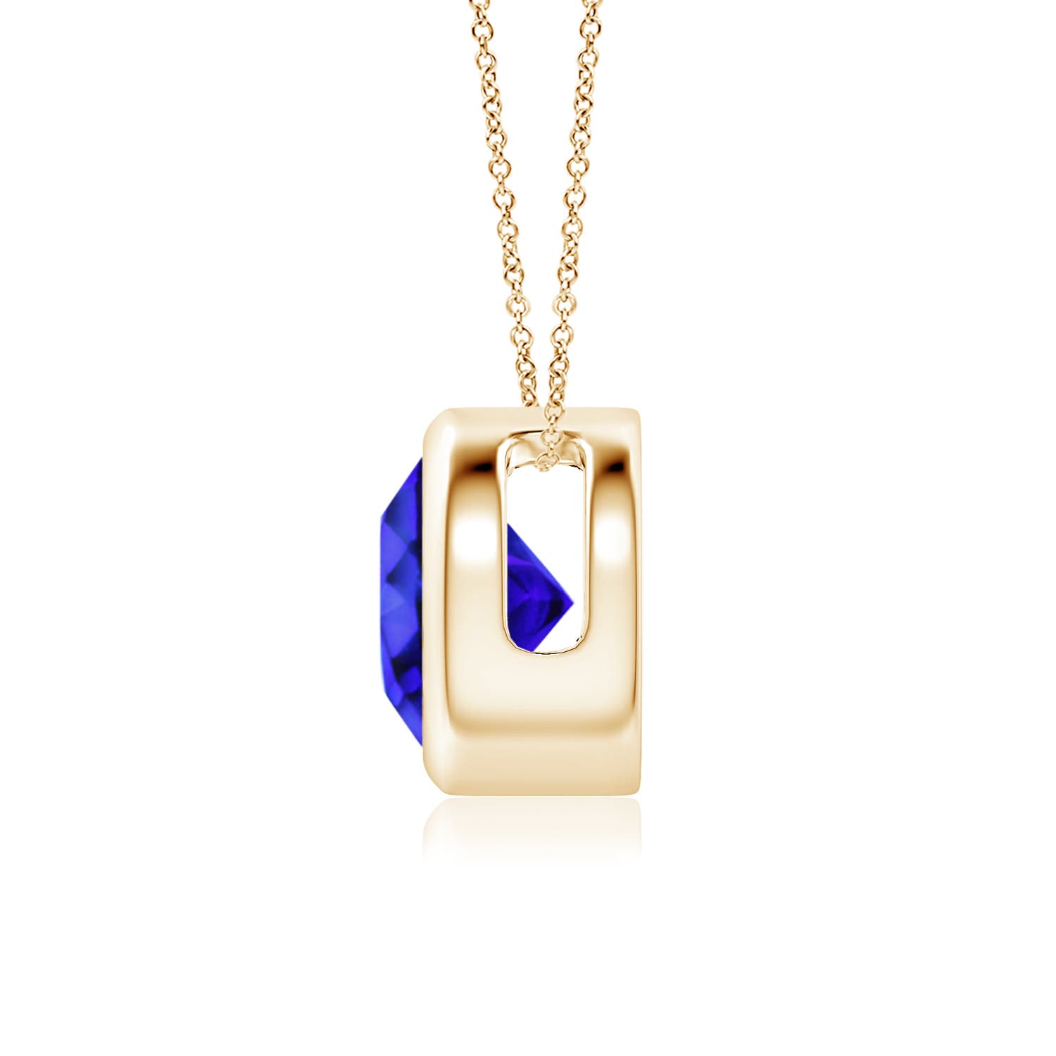 AAA - Tanzanite / 1.45 CT / 14 KT Yellow Gold