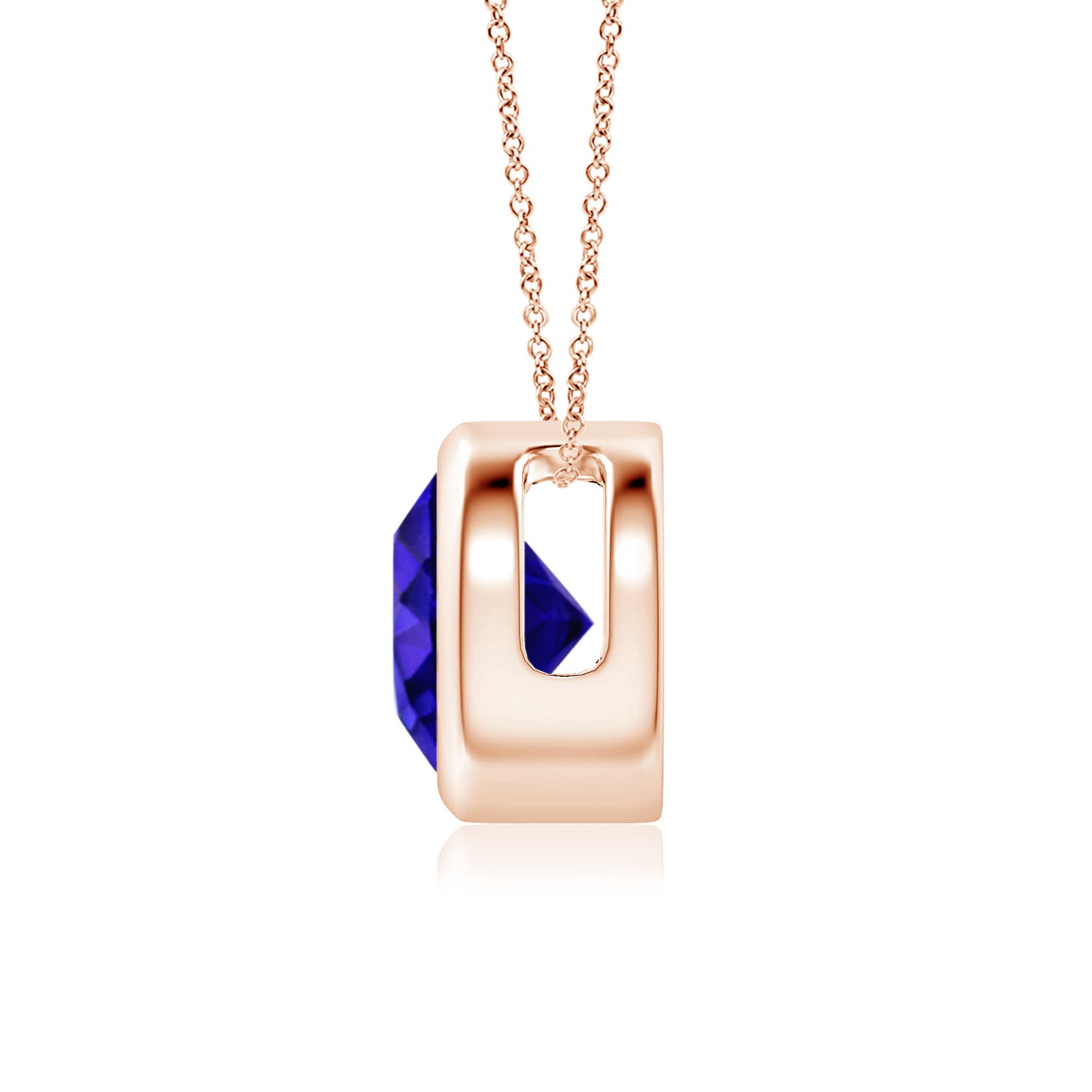 AAAA - Tanzanite / 1.45 CT / 14 KT Rose Gold