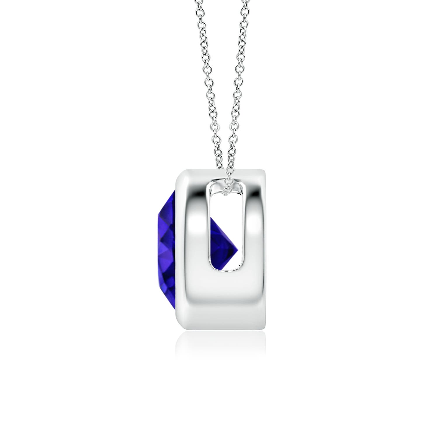 AAAA - Tanzanite / 1.45 CT / 14 KT White Gold