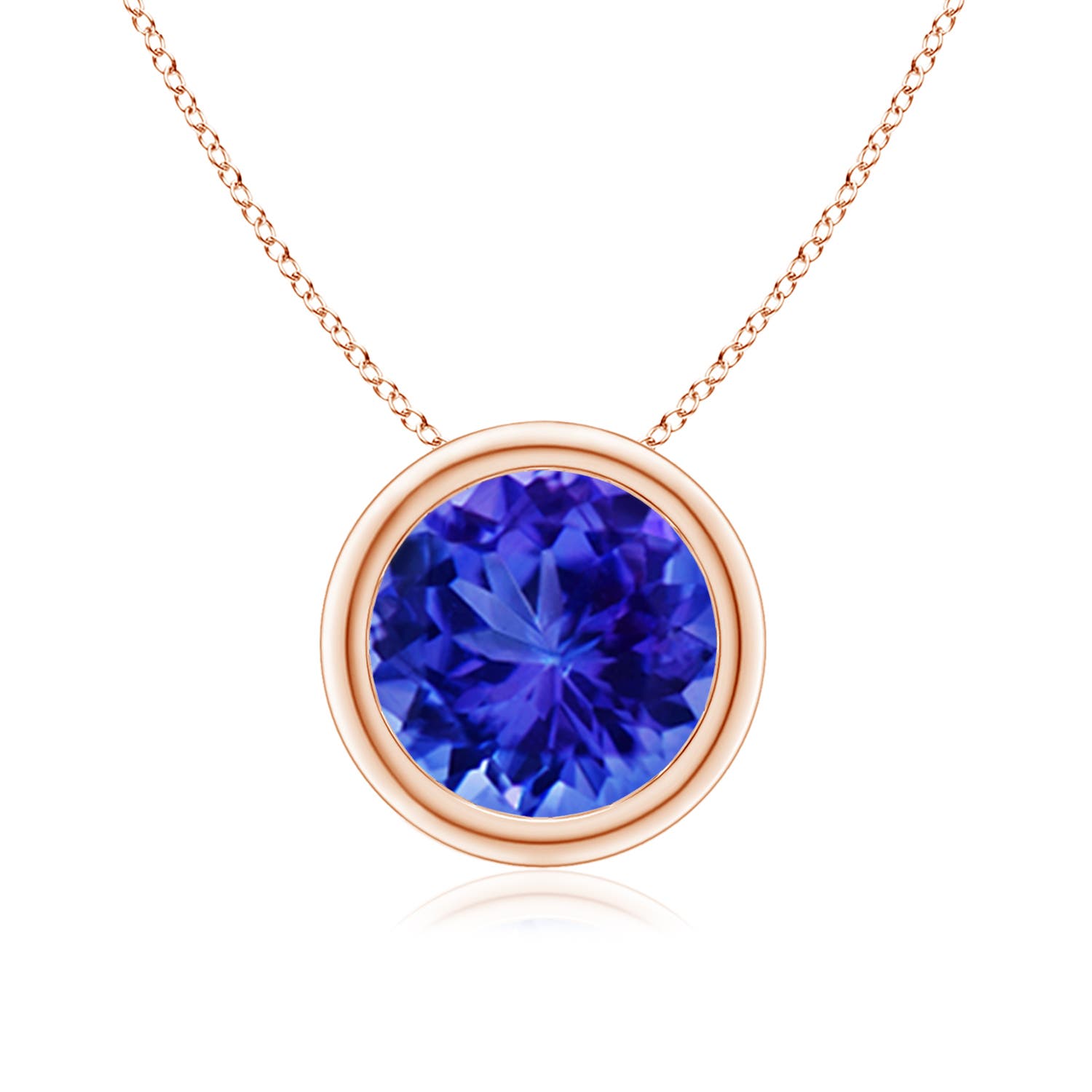 AAA - Tanzanite / 1.8 CT / 14 KT Rose Gold