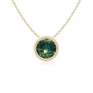 Round AA Teal Montana Sapphire