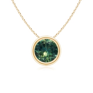 Round AA Teal Montana Sapphire