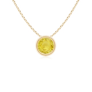 Round A Yellow Sapphire