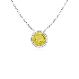 Round AA Yellow Sapphire