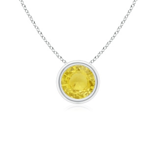 Round A Yellow Sapphire