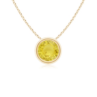 Round A Yellow Sapphire