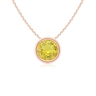 Round AA Yellow Sapphire