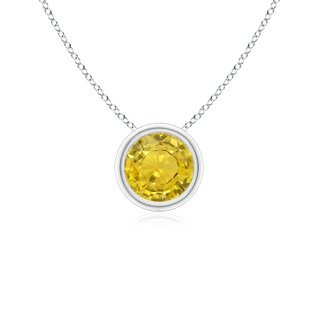 Round AAA Yellow Sapphire