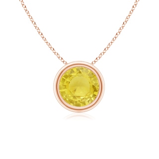 Round A Yellow Sapphire