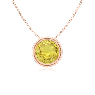 Round AA Yellow Sapphire