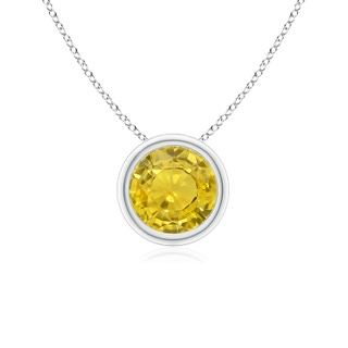 Round AAA Yellow Sapphire