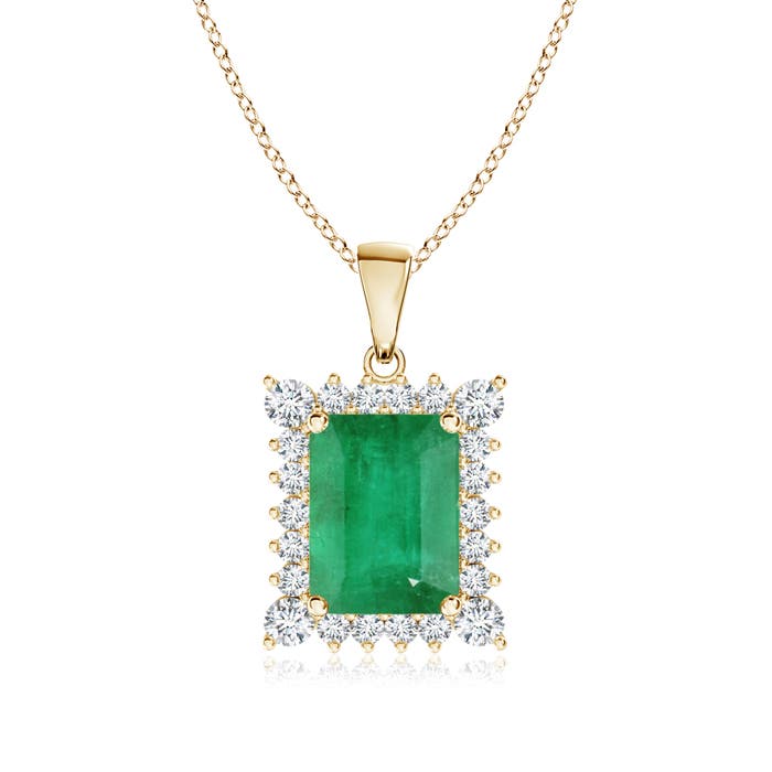 A - Emerald / 1.86 CT / 14 KT Yellow Gold