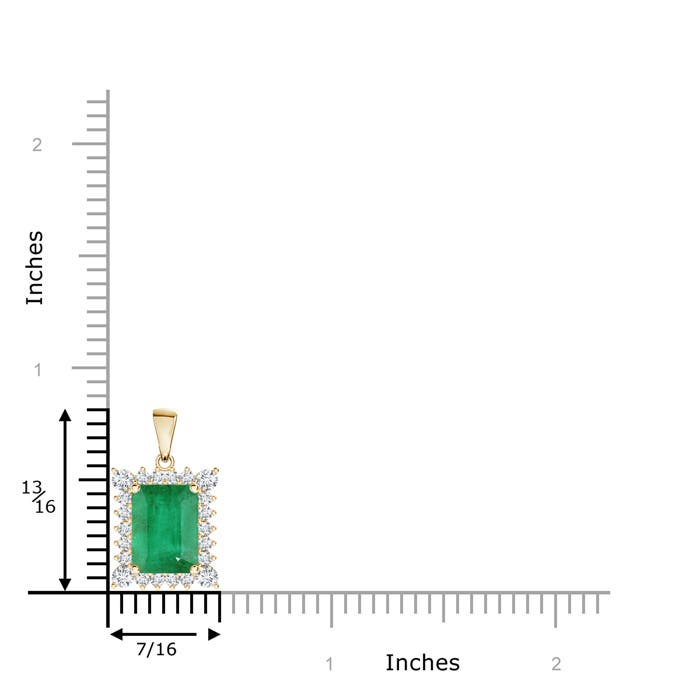 A - Emerald / 1.86 CT / 14 KT Yellow Gold