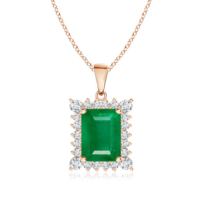 AA - Emerald / 1.86 CT / 14 KT Rose Gold