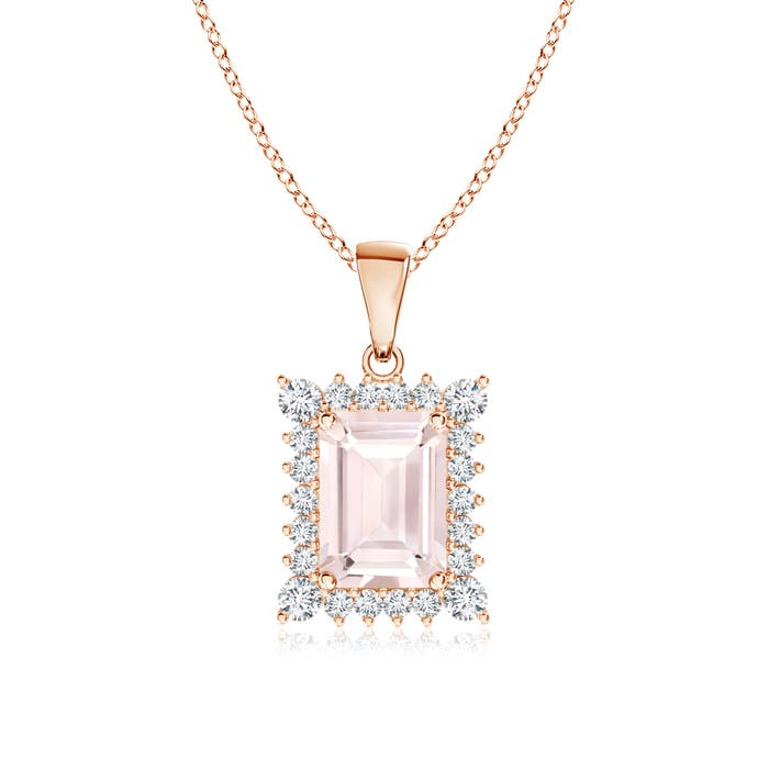 A - Morganite / 1.14 CT / 14 KT Rose Gold