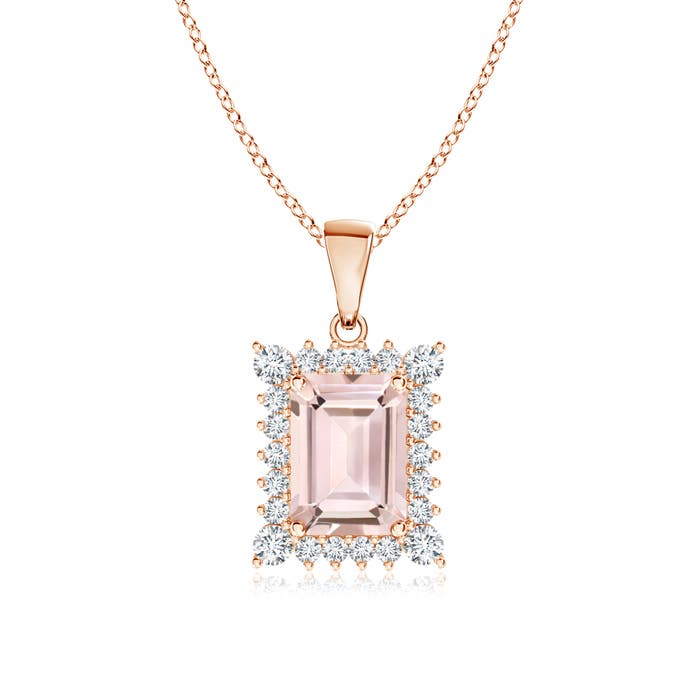 AA - Morganite / 1.14 CT / 14 KT Rose Gold