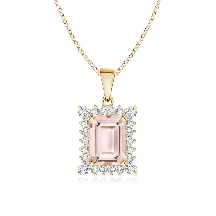 AA - Morganite / 1.14 CT / 14 KT Yellow Gold