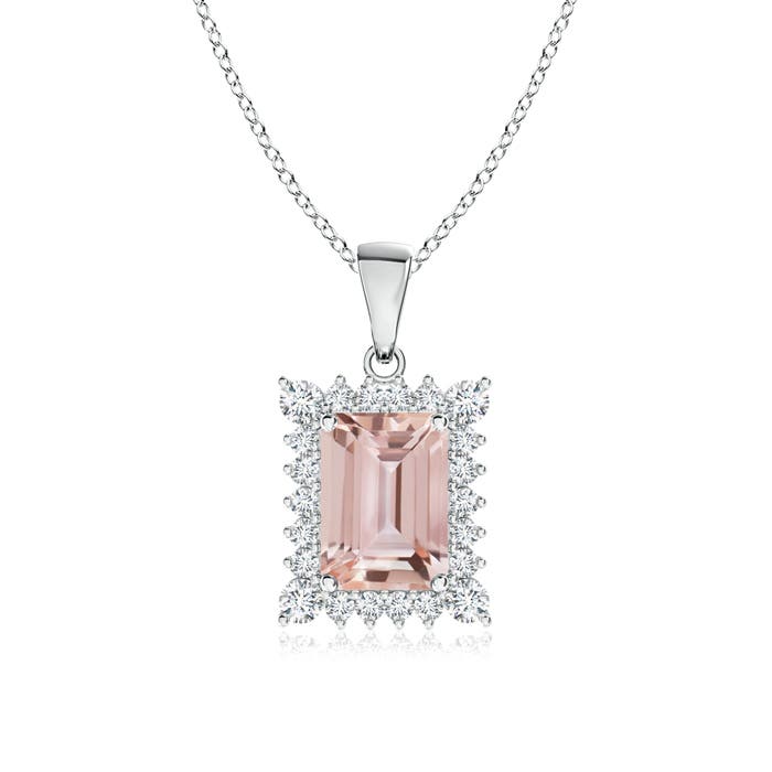 AAA - Morganite / 1.14 CT / 14 KT White Gold