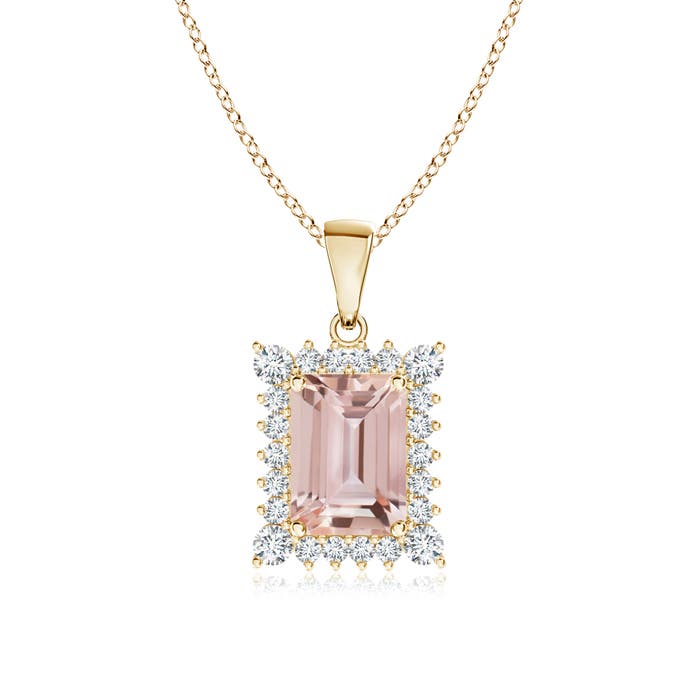 AAA - Morganite / 1.14 CT / 14 KT Yellow Gold