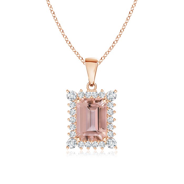 AAAA - Morganite / 1.14 CT / 14 KT Rose Gold