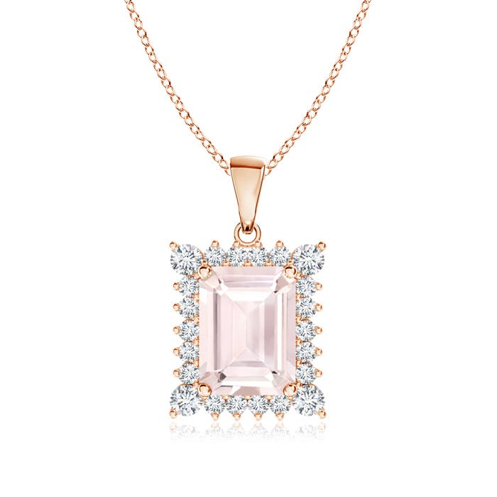 A - Morganite / 1.76 CT / 14 KT Rose Gold