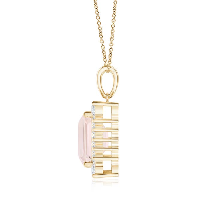 A - Morganite / 1.76 CT / 14 KT Yellow Gold