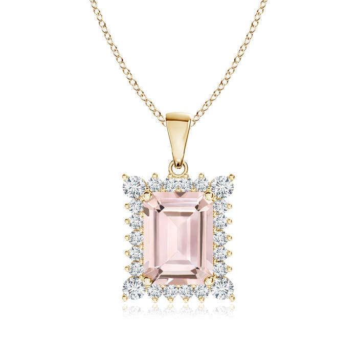 AA - Morganite / 1.76 CT / 14 KT Yellow Gold