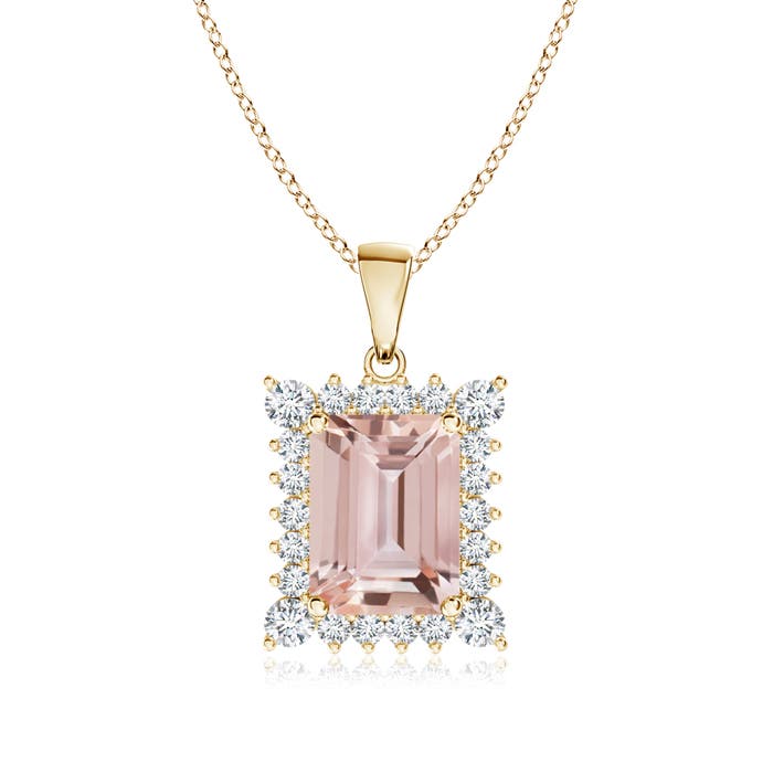 AAA - Morganite / 1.76 CT / 14 KT Yellow Gold