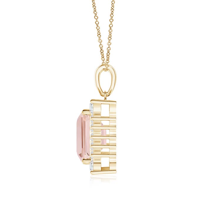 AAA - Morganite / 1.76 CT / 14 KT Yellow Gold