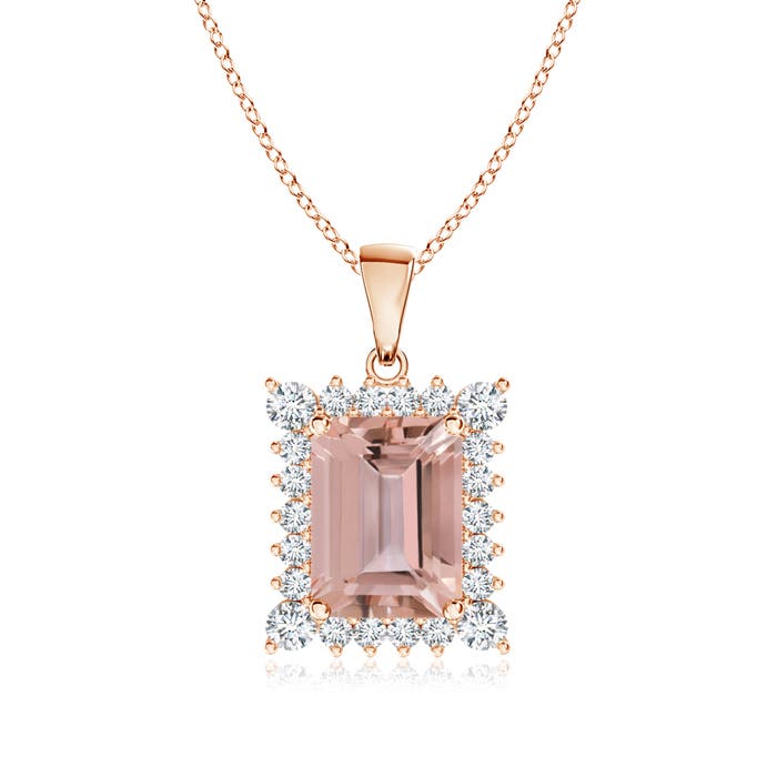 AAAA - Morganite / 1.76 CT / 14 KT Rose Gold