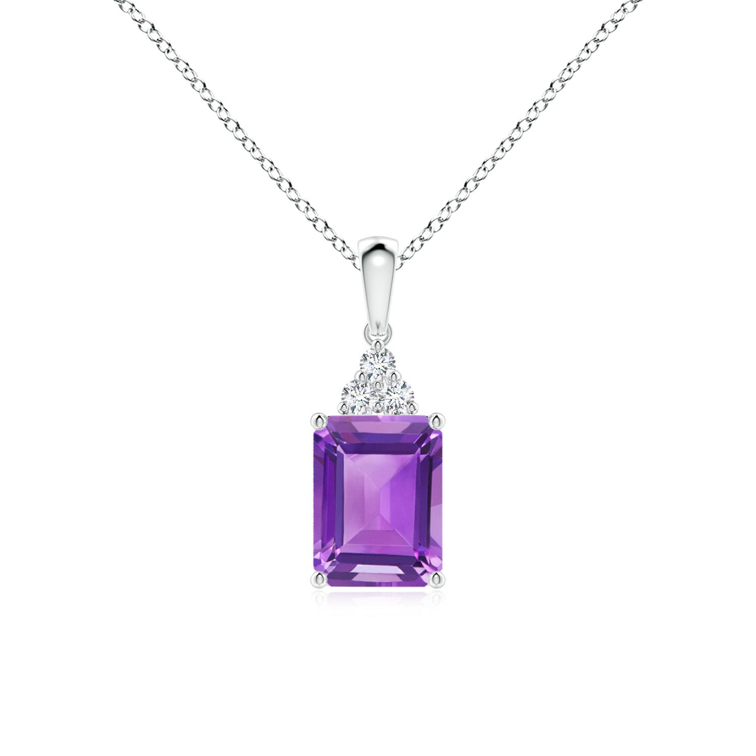 AA - Amethyst / 1.56 CT / 14 KT White Gold