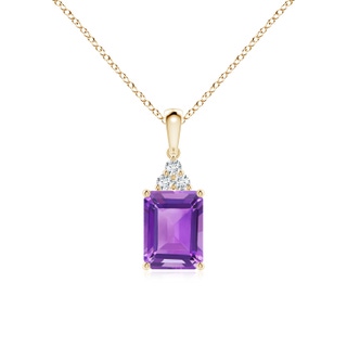 Emerald Cut AA Amethyst