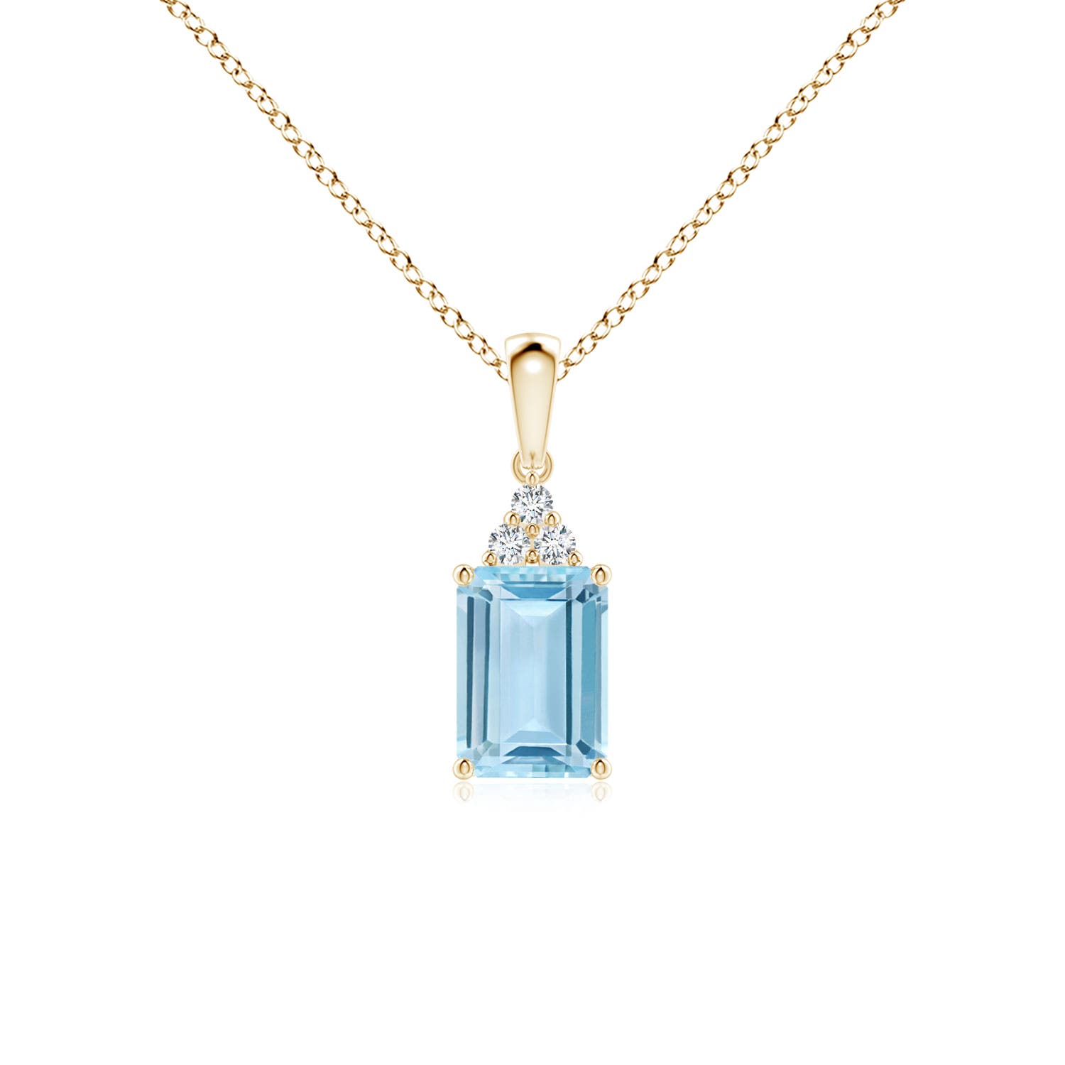 AAA - Aquamarine / 0.84 CT / 14 KT Yellow Gold